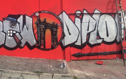 New Subculture Wall in Esteli Town Center!