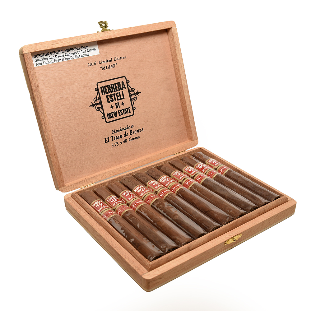 Drew Estate announces the release of Herrera Estelí Miami, and additional Herrera Estelí Packaging Configurations