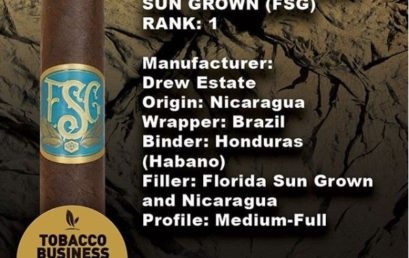Florida Sun Grown Voted #1 Cigar of the Year by Tobacco Business Magazine