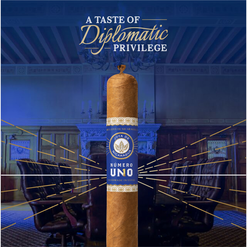 The Number One Nicaraguan Cigar to the World is Now Available. Número Uno: A Taste of Diplomatic Privilege