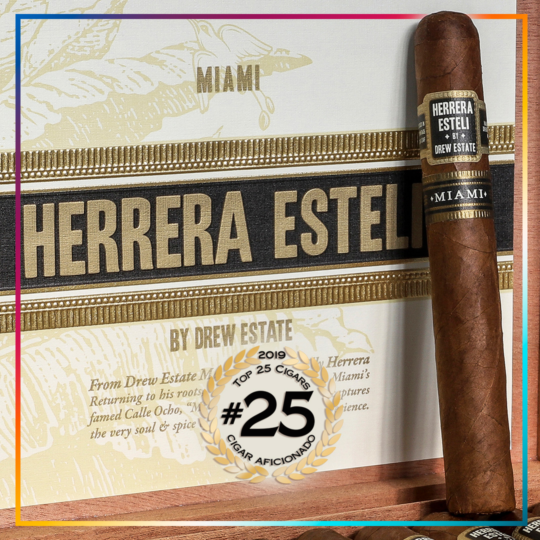 Drew Estate and Joya de Nicaragua Land On Cigar Aficionado Magazine’s Top 25 Cigars of 2019!