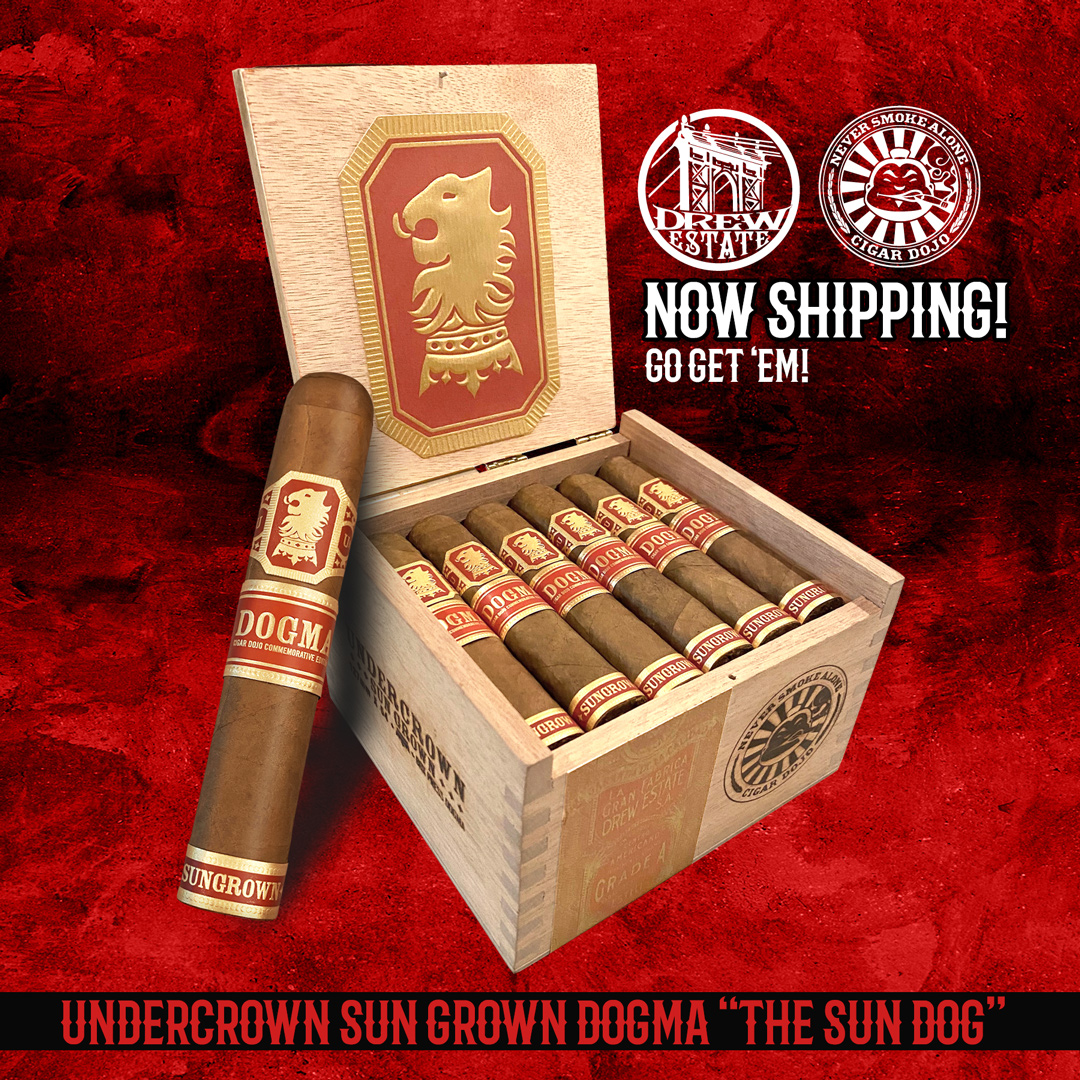 Drew Estate Shipping 2021 Undercrown Dojo Dogma Limited Editions